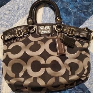 Coach Madison OP Art Sophia Satchel